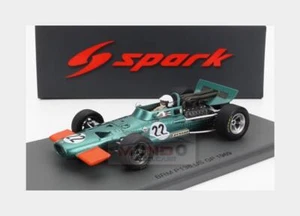1:43 SPARK Brm F1 P138 #22 Usa Gp 1969 George Eaton Green Yellow S5708 Model - Picture 1 of 2