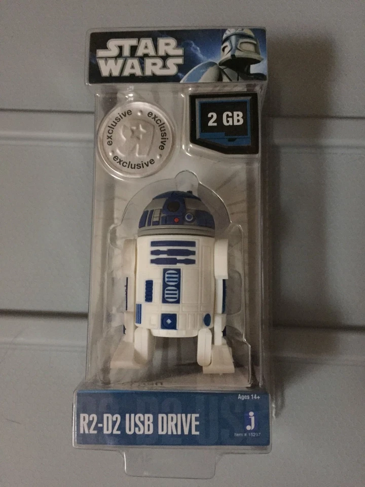 Jazwares Inc 4bc9978f Star Wars USB Flash Drive - R2d2