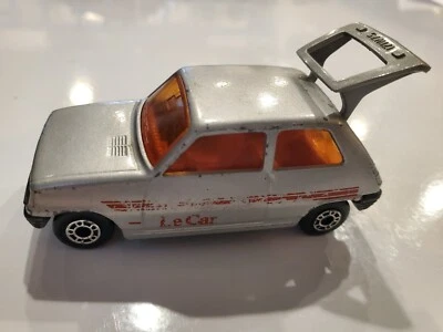 Caja de cerillas vintage 1978 superrápido n.º 21 Renault 5TL Le Car plateado 1:64 Foto 1 de 4