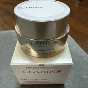 Clarins Nutri Lumiere Nuit Nourishing Night Cream 1.6oz 50ml ITEM SEALED $172 NB - Picture 1 of 7