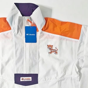 Columbia CLG Santa Ana Anorak Collegiate Clemson Tigers - Size S. Orig $110 - Picture 1 of 11