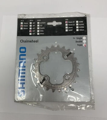 Plato Shimano Deore XT FC-M780 24T x 64 mm - Nuevo Foto 1 de 4