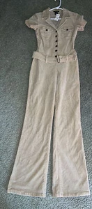 Cute!! Vintage Misdemeanor Soft Cotton Corduroy Jumpsuit Size Small(T) - Picture 1 of 10