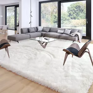 Soft Modern Indoor Large Shaggy Rug for Livingroom Bedroom Dorm Kids Room Home D - Picture 1 of 9
