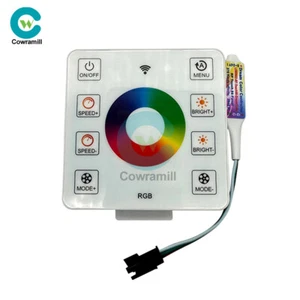 DC5-24V 8 Keys Panel LED Controller For WS2812B WS2811 Colorful LED Strip Lights - Picture 1 of 8