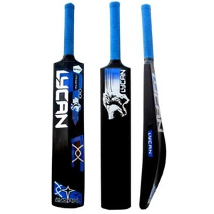Hard Plastic Cricket Bat for Age 15+ Multicolor - Picture 1 of 4