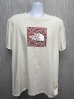 The North Face White/Red Camo Graphic T-Shirt Mens Xl