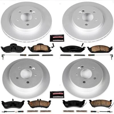 Kit de frenos de disco PowerStop - Delantero y trasero - Se adapta a Mercedes Benz ML320 1998-2003, Foto 1 de 4