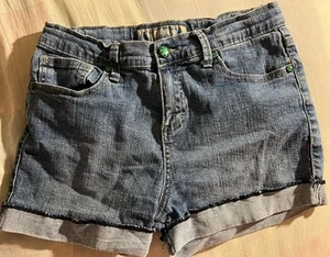 Imperial Star  Jr Girls Denim Blue Shorts Size 16 Adjustable Waist - Picture 1 of 6