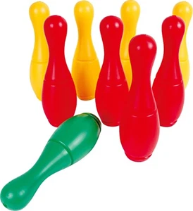 Androni Giocattoli, Kegelspiel 26 cm, im Träger, Kinderkegel, Spielzeugkegel - Bild 1 von 1