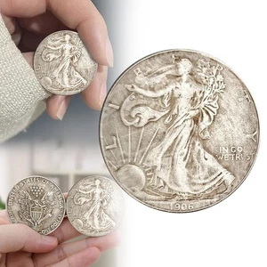 1 Stück 1906 American Silver Eagle Stil Gedenkmünze Silber Dollar - Bild 1 von 6