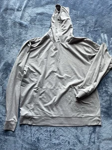 Fair Harbor Herren grau recycelte BCI Baumwolle Pullover Hoodie Strand Komfort XL - Bild 1 von 13