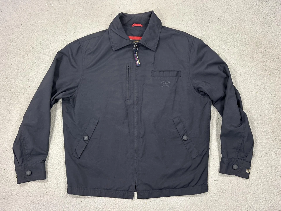 Chaqueta Paul & Shark Para Hombre Pequeña Azul Marino Yate Cremallera Completa Italia Exterior Abrigo Foto 1 de 4