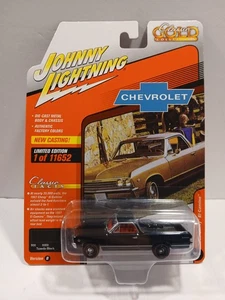 Johnny Lightning Classic Gold 1967 CHEVY EL CAMINO 1:64 Diecast - Black - Picture 1 of 2