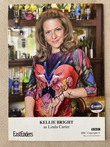 Tarjeta de fundición fotográfica autografiada 220 de Kellie Bright Eastenders como Linda Carter - Imagen 1 de 2