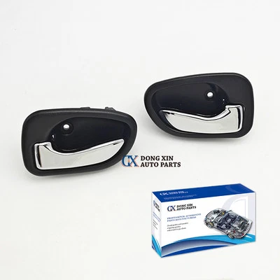 1 pair Door inner handle chrome for hyundai atos 1997-2002 accent 1995-1999 Foto 1 de 4