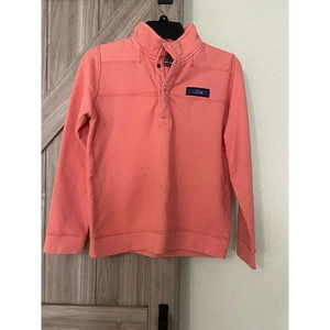NWT Vineyard Vines coral shep shirt med girls - Picture 1 of 8