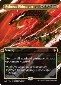 Ruinous Ultimatum (Borderless) Special Guests Near Mint - Picture 1 of 1