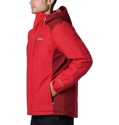 Columbia 男式 M 码 Tipton Peak 绝缘夹克红色 Omni-heat WM0949-613 — 第 1/4 张图片