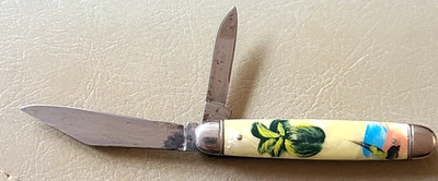 Cuchillo Plegable Imperial Perla Florida 2 Hojas Cuchillo de Bolsillo Hielo agrietado Foto 1 de 4