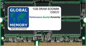 1 GB DRAM SODIMM CISCO CAT 6500 & 7600 ROUTER SUP ENGINE & RSP (MEM-MSFC3-1 GB) - Foto 1 di 1