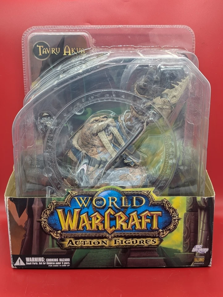 Figura de acción DC Direct World of Warcraft Tuskaar Tavru Akua 2009 nueva sellada  Foto 1 de 4