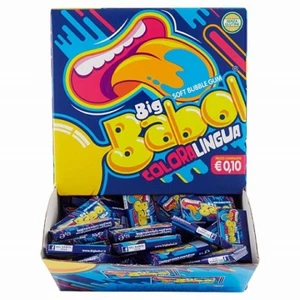 Big Babol Colora Lingua Geschmack Farbsprache italien Kaugummi 200 Pz - Bild 1 von 1