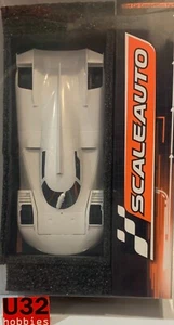 SLOT CAR SCALEAUTO SC-6325 PEUGEOT 9X8 LMH HYPERCAR ANGLEWINDER WHITE RACING KIT - Picture 1 of 9