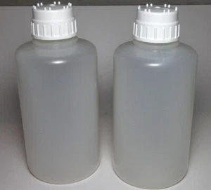 2x Nalgene Heavy Duty 2 Liter Bottles PP 2126-2000 582153 1/2 Gal With 53B Cap - Picture 1 of 7