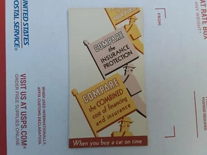 Vintage General Motors Insurance Pamphlet Eph Automotive Collect Advertise Vehic - Picture 1 of 3