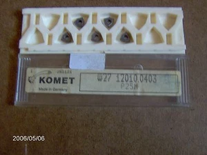 W27 12010.0403, GR: P25M "KOMET" INSERTOS DE TALADRO INDEXABLES, 5 PIEZAS - Imagen 1 de 1