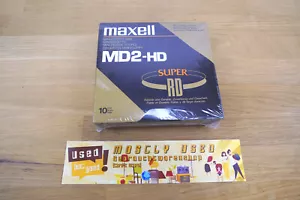 MAXELL MD2-HD Super RD 1,2 MB 5.25" Floppy Disks - 10 Pack - NOS | SEALED - Afbeelding 1 van 5