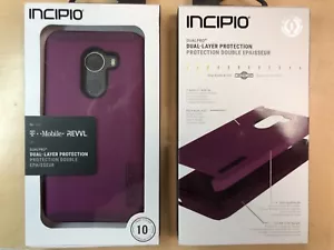 Estuche de protección de doble capa Incipio DualPro para T-Mobile REVVL en púrpura - Imagen 1 de 2