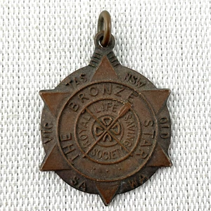 Royal Life Saving Society The Bronze Star Medal Munday Engraved 1978 Badge VTG - Picture 1 of 8