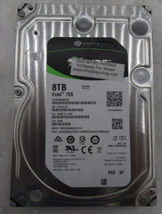 Seagate ST8000NM0075 Exos 8TB 3.5" 1RM212-004 7E8 SAS 7.2K 12Gb/s 256MB - Photo 1/1