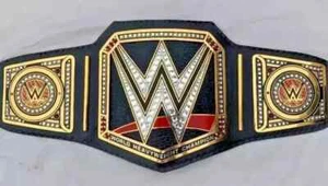 World Heavy Weight Championship Replica Title Belt Black 2mm Brass Adult Size - Bild 1 von 7
