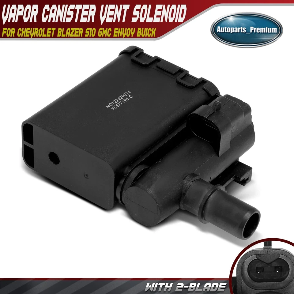 Solenoide de ventilación de bote de vapor para Chevrolet Blazer S10 GMC Envoy Buick Isuzu Saab Foto 1 de 4