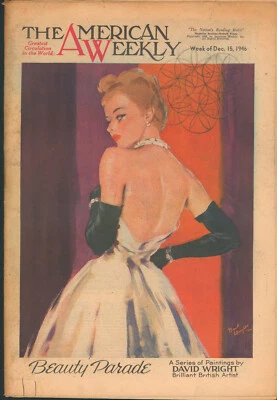 The American Weekly Magazine Dec 1946 ~David Wright ~Pearl White ~Atomic Bomb - Image 1 of 4