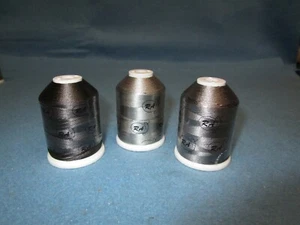 Robison Anton 100% Rayon Thread Set of Three New Grays - Picture 1 of 5