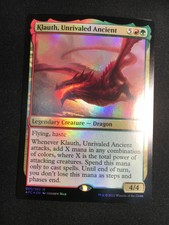 FOIL Klauth Unrivaled Ancient Commander MTG Magic Gathering Mint/NM