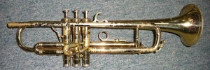SELMER K-Modified Moel 24B #21741 (1959) tromba Bb con custodia. Valvole-Slides funzionanti. - Foto 1 di 12