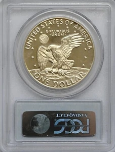 1974 S Eisenhower Silber Dollar 1 $ PCGS PR69DCAM - Bild 1 von 4