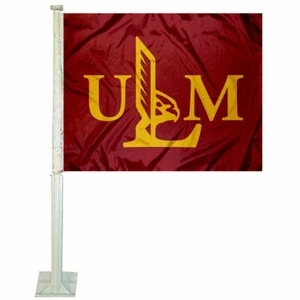 Louisiana Monroe Warhawks ULM Logo Car Auto Window Flag - Picture 1 of 1