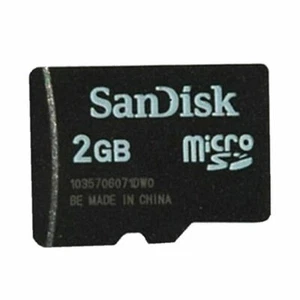 10 x 2GB SanDisk Micro SD 2GB MicroSD Memory Card TF SDSDB-2048 100% Genuine - Zdjęcie 1 z 2