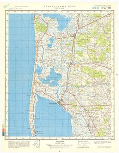Russische Sowjetische Militär Topographische Karten - RINGKOBING (Dänemark), 1:100T, Aufl.1980 - Bild 1 von 4