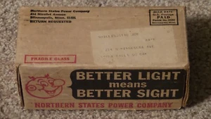 Vintage Reddy Kilowatt Advertising Light Bulb with NSP Box & Bulb Included Works - Picture 1 of 6