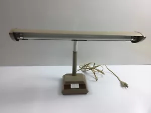 Vintage Mid Century Flourescent Goose Neck Industrial Desk Lamp - Picture 1 of 12