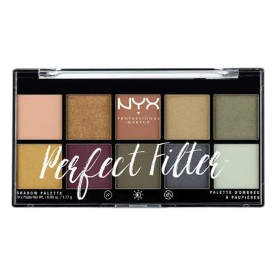 NYX PROFESSIONAL MAKEUP Perfect Filter Shadow Palette, Eyeshadow Palette, Olive - Image 1 of 3