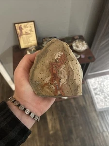 Rare TeePee Canyon Agate Rough And Polished Large Slab!. Very Nice Decorative! - Picture 1 of 6