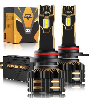 AUXBEAM Canbus 9012 HIR2 LED Headlight Kit Bulb High Low Beam White Super Bright - Image 1 of 4